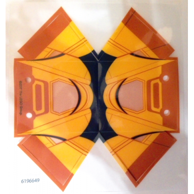 plastic tent with jungle pattern