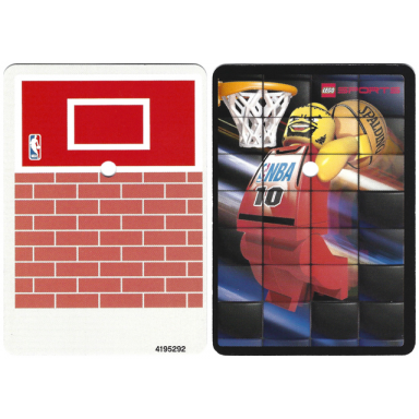 paper cardboard backdrop for set 3549 - basketball backboard