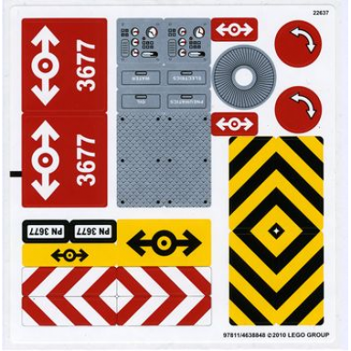 sticker sheet for set 3677 - 97811 4638848