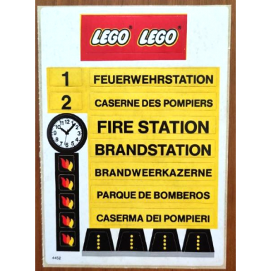 sticker sheet for set 374-1 - 4452