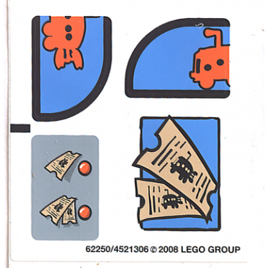 sticker sheet for set 3830 - 62250 4521306