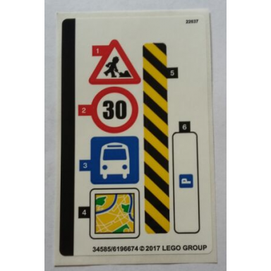 sticker sheet for set 40170 - 34585 6196674
