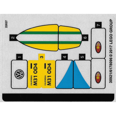 sticker sheet for set 40252 - 30921 6178096