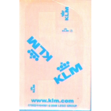 sticker sheet for set 4032-11 - klm airlines - 57502 4494061