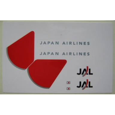 sticker sheet for set 4032-5 - japan airlines jal