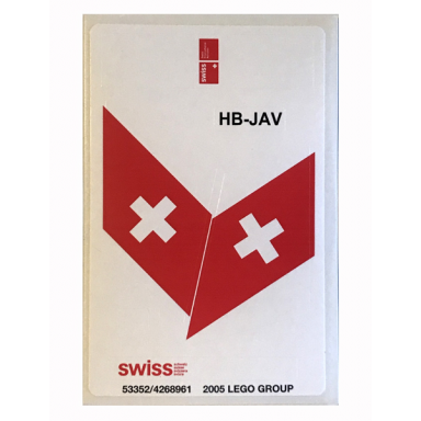 sticker sheet for set 4032-8 - sheet 2 swiss airlines 53352 4268961
