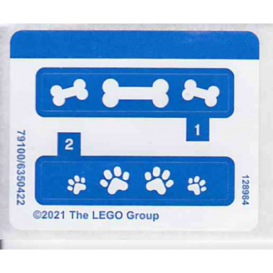 sticker sheet for set 40479 - 79100 6350422