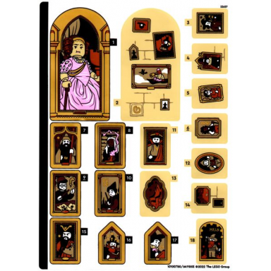 sticker sheet for set 40577 - 10100780 6411003