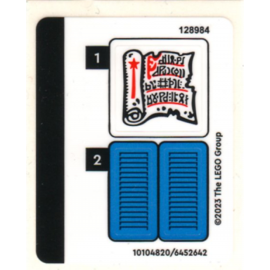 sticker sheet for set 40601 - 10104820 6452642
