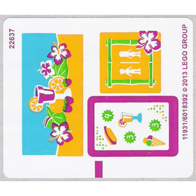 sticker sheet for set 41008 - 11931 6018392