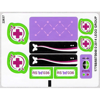 sticker sheet for set 41036 - international version - 17768 6075648