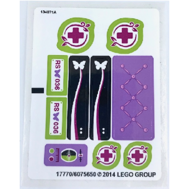 sticker sheet for set 41036 - north american version - 17770 6075650