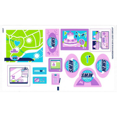 sticker sheet for set 41056 - international version - 16453 6061416