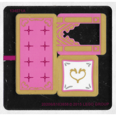 sticker sheet for set 41060 mirrored - north american version - 20206 6103858