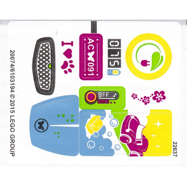 sticker sheet for set 41091 - international version - 20074 6103194