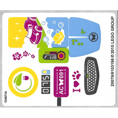 sticker sheet for set 41091 - north american version - 20076 6103196
