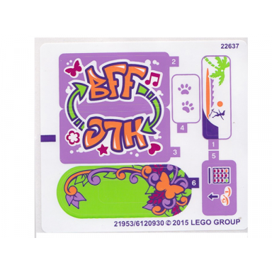 sticker sheet for set 41099 - international version - 21953 6120930