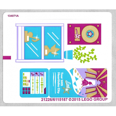 sticker sheet for set 41103 - north american version - 21226 6115187