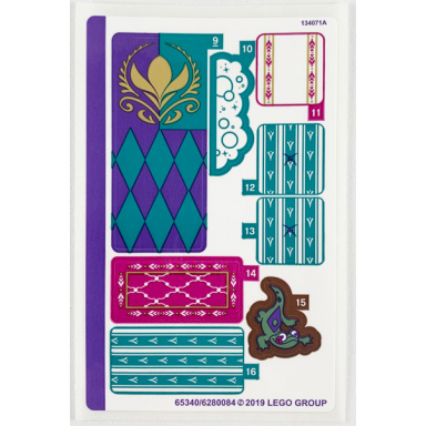 sticker sheet for set 41164 sheet 1 - 65340 6280084