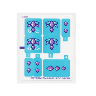 sticker sheet for set 41172
