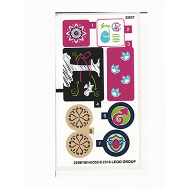 sticker sheet for set 41173 - international version - 25861 6143355
