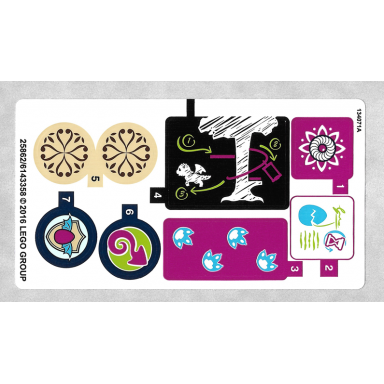 sticker sheet for set 41173 - north american version - 25862 6143358