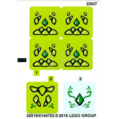 sticker sheet for set 41176 sheet 1 - international version - 26019 6144762