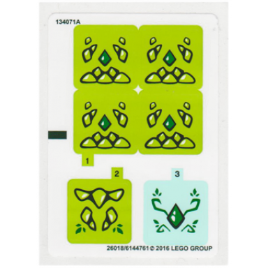 sticker sheet for set 41176 sheet 1 - north american version