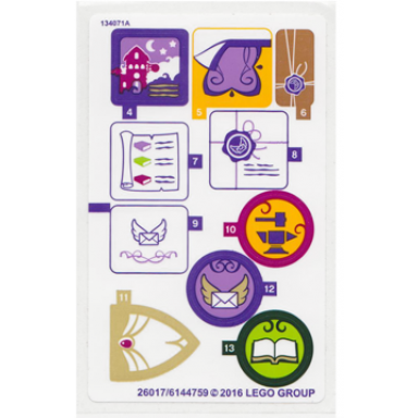 sticker sheet for set 41176 sheet 2 - north american version