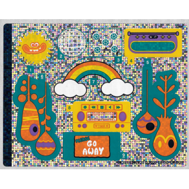 sticker sheet for set 41255 holographic mirrored - 66351 6287725