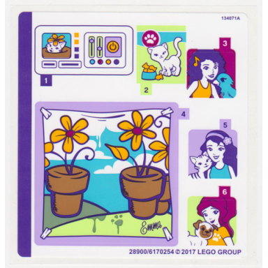 sticker sheet for set 41305 - 28900 6170254