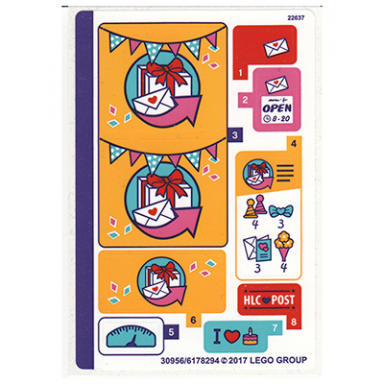 sticker sheet for set 41310 - international version - 30956 6178294