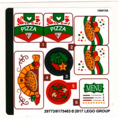 sticker sheet for set 41311 - 29773 6175463