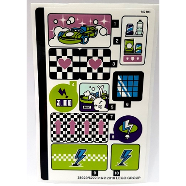 sticker sheet for set 41350 - 38020 6222316