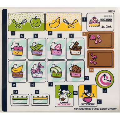 sticker sheet for set 41393 - 66430 6288022