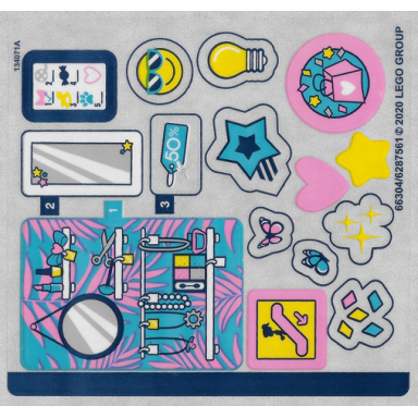 sticker sheet for set 41406 - 66304 6287561
