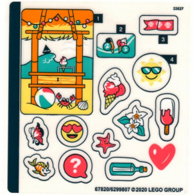 sticker sheet for set 41414 - 67820 6299807