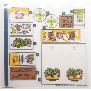 sticker sheet for set 41426 - 67369 6296518