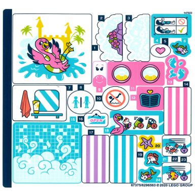 sticker sheet for set 41430 - 67375 6296563