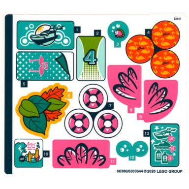 sticker sheet for set 41433 - 68386 6303644