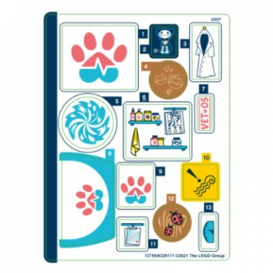 sticker sheet for set 41445 - 72755 6325171