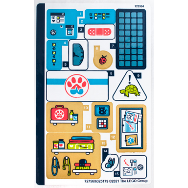 sticker sheet for set 41446