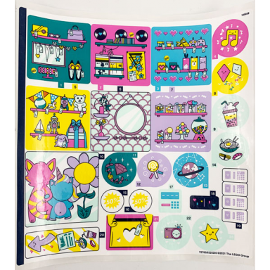 sticker sheet for set 41450 - 72760 6325203