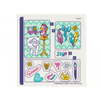 sticker sheet for set 41668 - 77568 6338174
