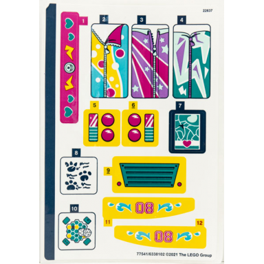 sticker sheet for set 41681 - 77541 6338102