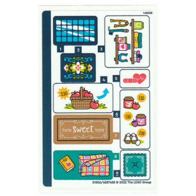 sticker sheet for set 41721 - 01506 6387458