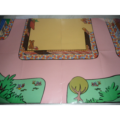 paper duplo playmat 33 x 51 with dizzys birdwatch pattern set 3283