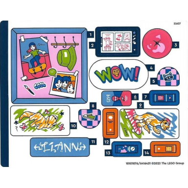 sticker sheet for set 41739 - 10101076 6416431