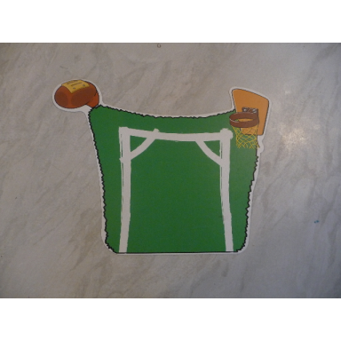 plastic backdrop for set 7436 - little robots sports