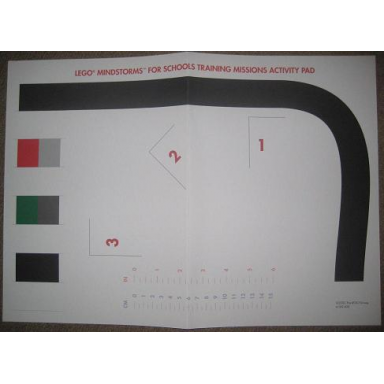 paper test mat for mindstorms for schools - training missions activity pad